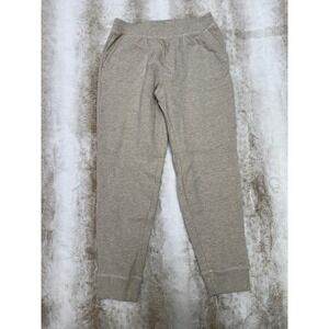 Haven Well Within Joggers Womens Medium Beige Waffle Knit Thermal Loungewear Lux
